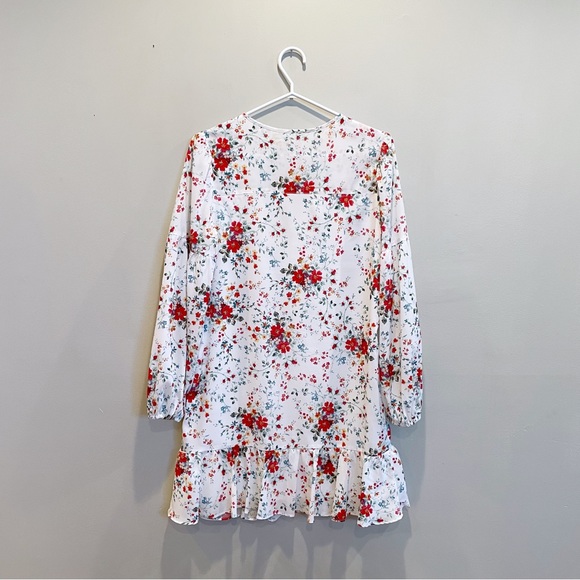 Parker Nola Floral Long Sleeve Shift Dress - Picture 7 of 8